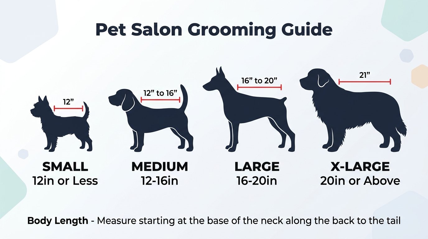 Dog Sizing Guide - Small, Medium, Large, X-Large